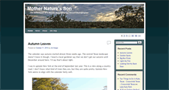 Desktop Screenshot of mother-natures-son.com